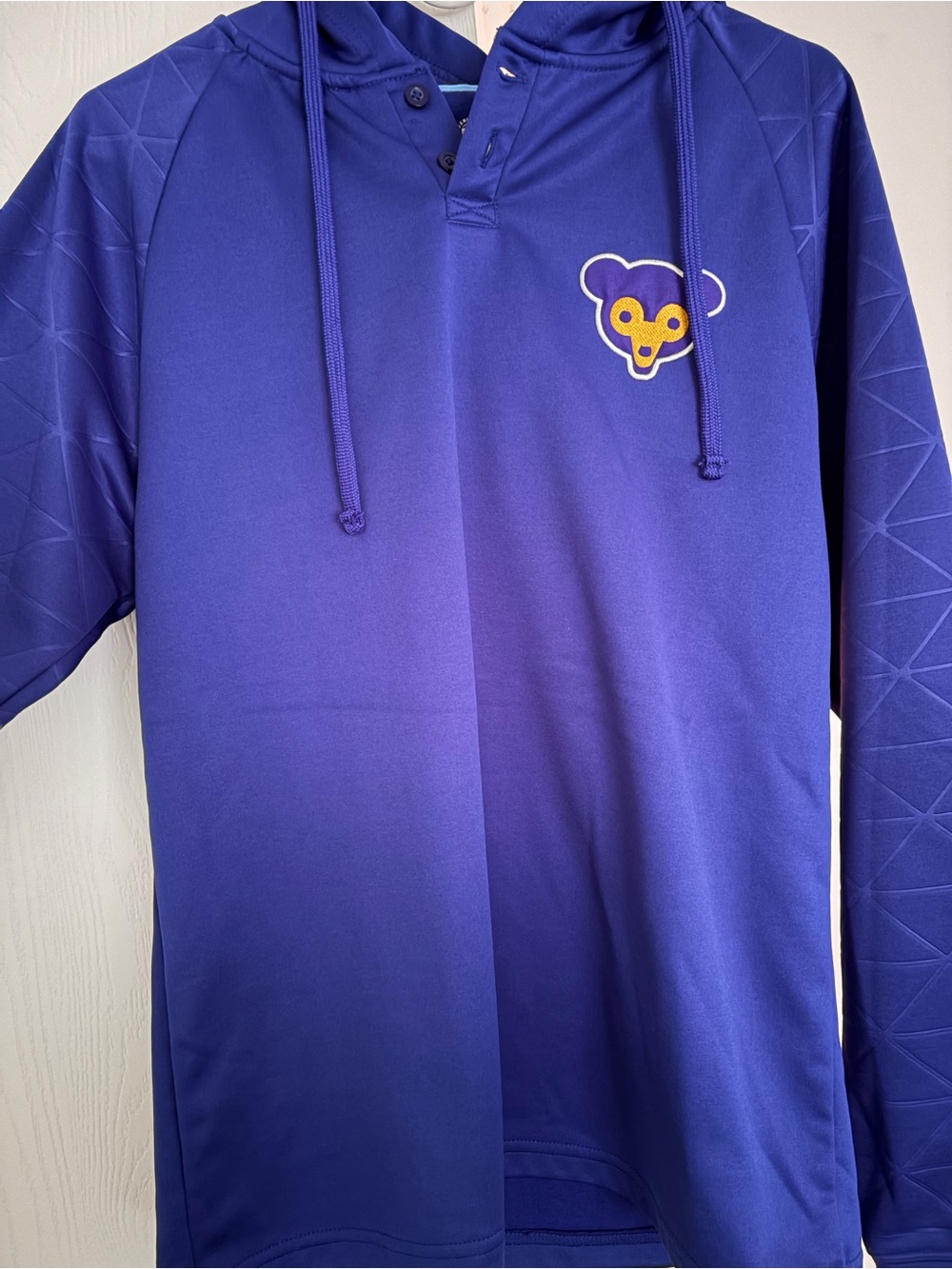 Chicago Cubs Vintage Logo Genuine Merchandise Royal Blue Fan Pullover